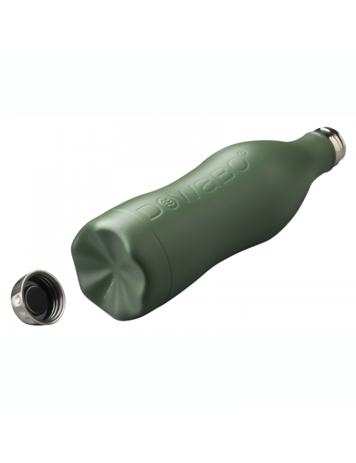 Dowabo borraccia Terra collezione parete singola Oliva-1200 ml-Verde
