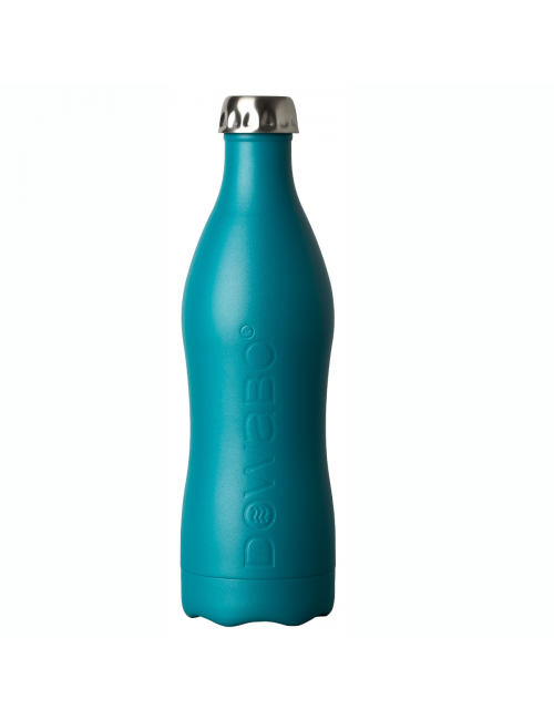 Dowabo Trinkflasche Earth Collection einwandig Petrol-1200 ml - Blau