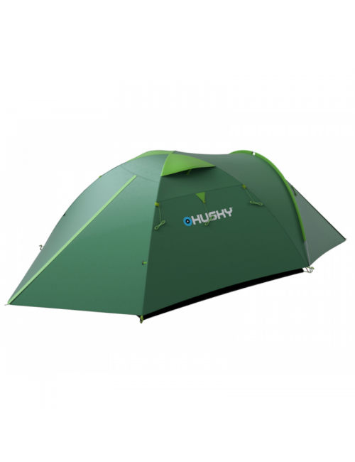 Husky Bison 3 Plus 2021-klassisches Zelt - 3 Personen - Grün