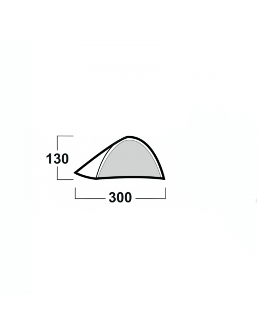 Husky tent lichtgewicht Bird Plus 2021 - 3 persoons - Groen