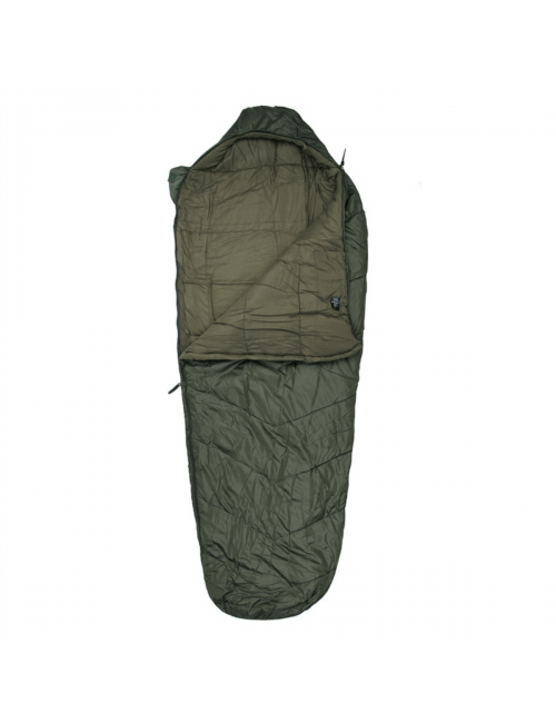 TF-2215 sacco a pelo mummia modulare 0°C 230 x 86 cm-Verde