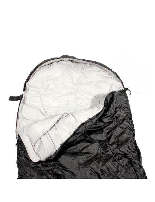 Saco de dormir momia Fostex francotirador táctico 230 cm-Negro