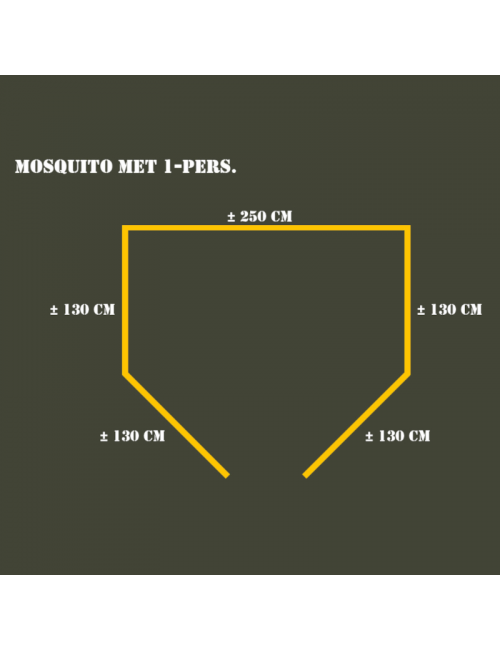 Fosco Industries mosquito net Mosquito net 1 person - Green