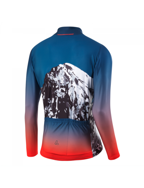 Maillot cycliste Loeffler à manches longues M Bike L/s jersey Scarp-Bleu