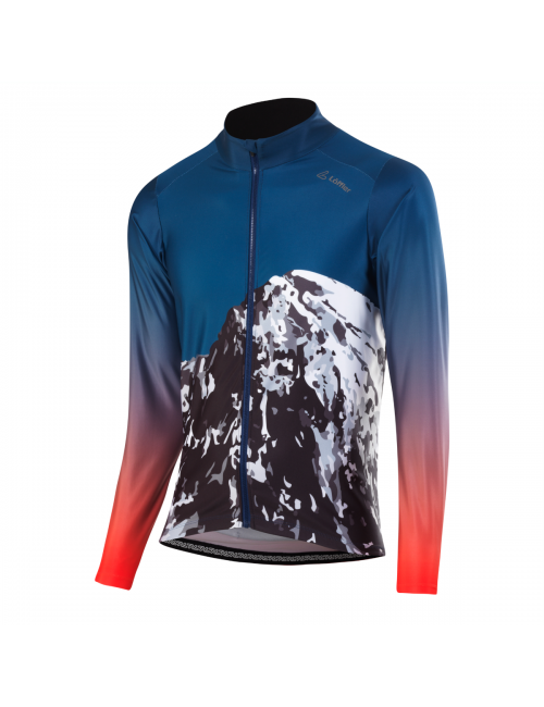 Loeffler maglia ciclismo manica lunga M Bike L / s jersey Scarp-Blu
