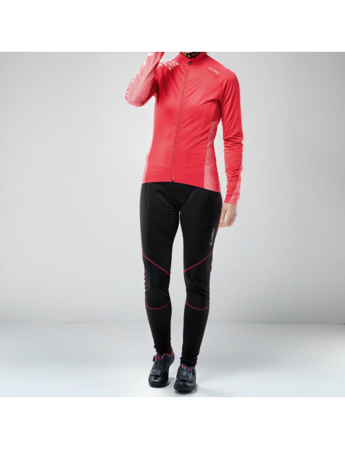 Löffler Radhose lang W bike Ws Elastic für Damen - schwarz