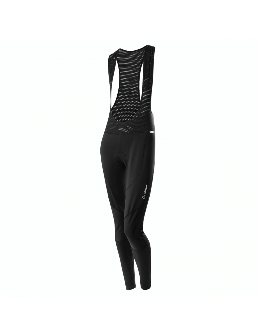 Löffler Radhose lang W bike Ws Elastic für Damen - schwarz