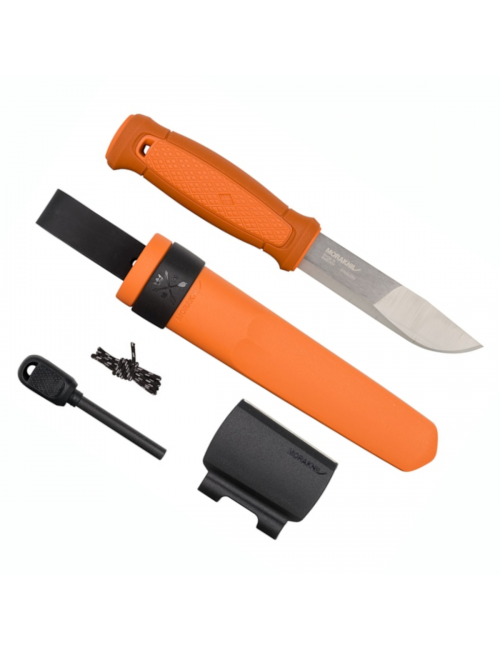 Mora Überlebensmesser Kansbol Kit Burnt Orange mit Polymerscheide-Orange