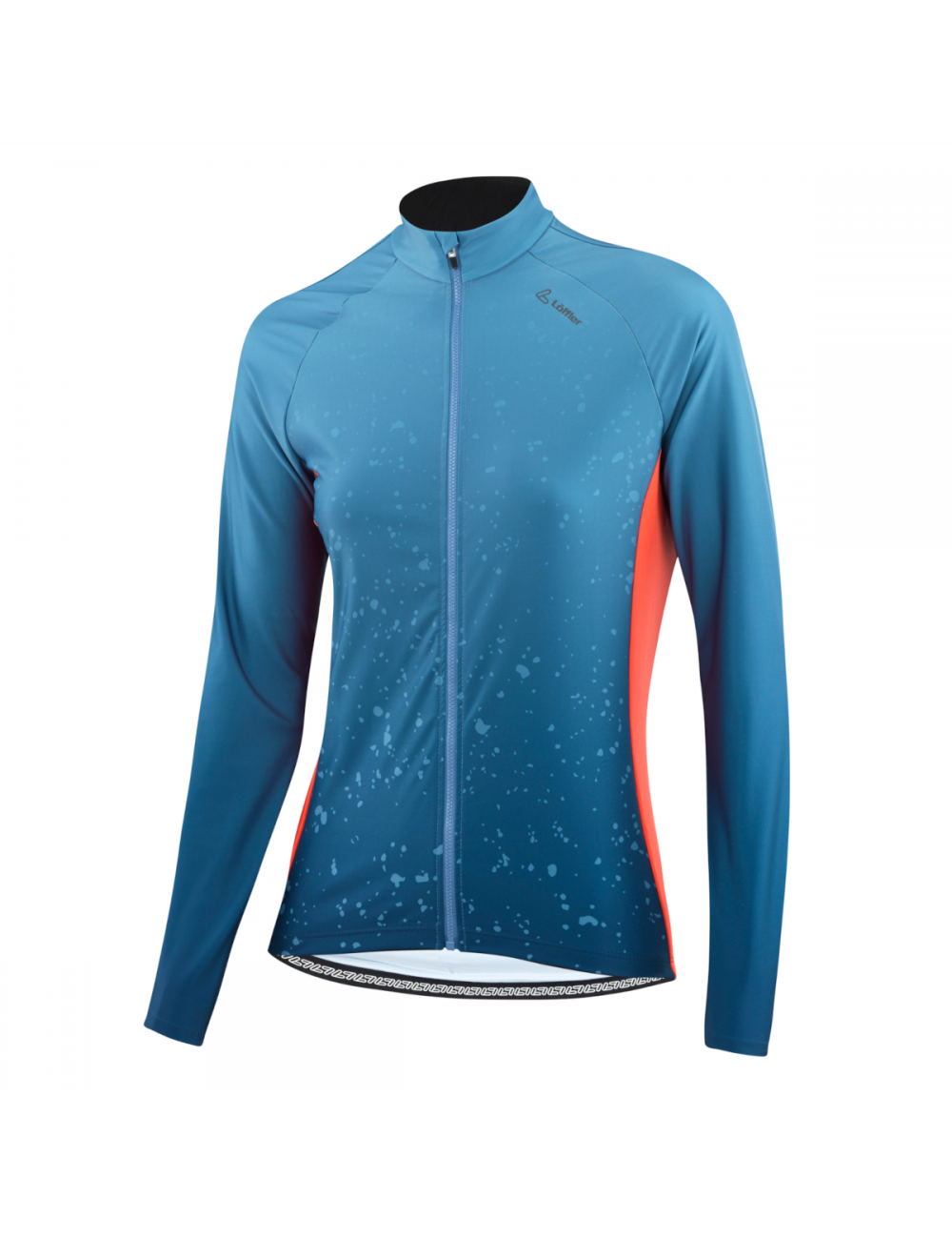 Chemise cycliste à manches longues Loeffler w bike L / s Jersey Dirt femmes-Bleu