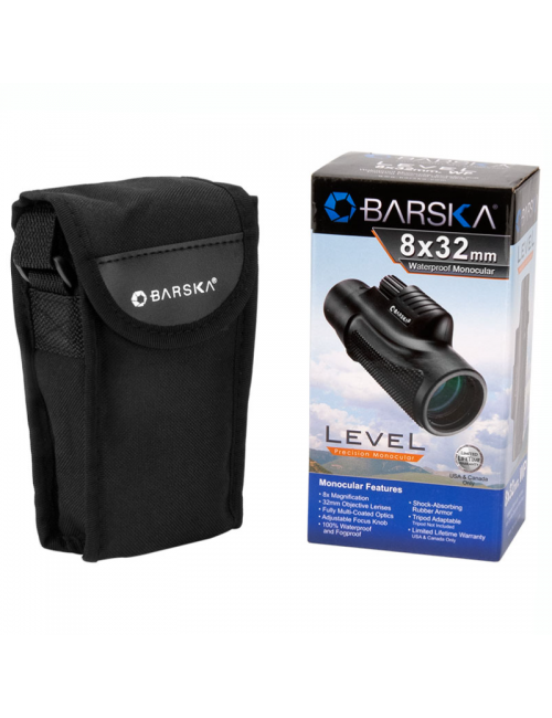Jumelles Barska mono Niveau 8x32 étanche-noir