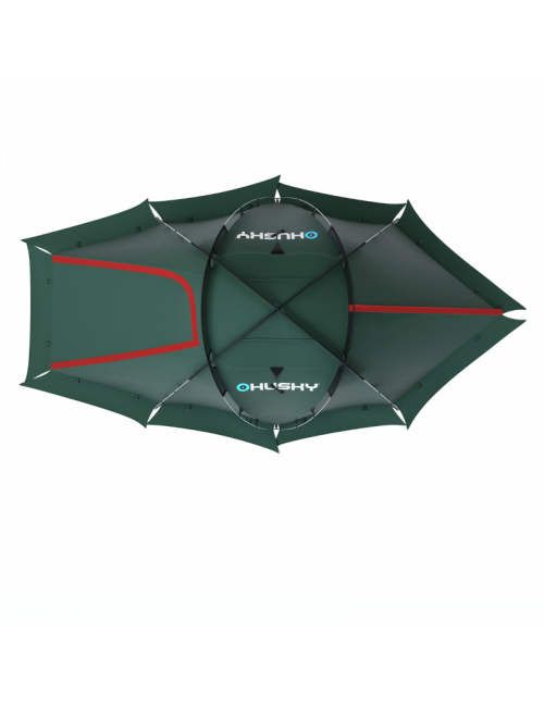 Husky Fighter Extreme 3-4 - lichtgewicht tent - 3-4 persoons - Groen