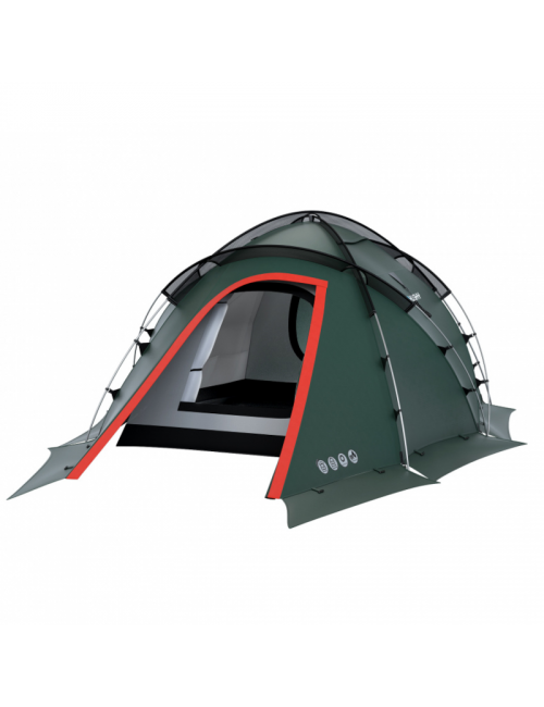 Husky Fighter Extreme 3-4 - lichtgewicht tent - 3-4 persoons - Groen