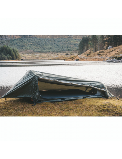 Crua outdoors Hybrid-tente bivouac compacte shelter - 1 personne - Verte