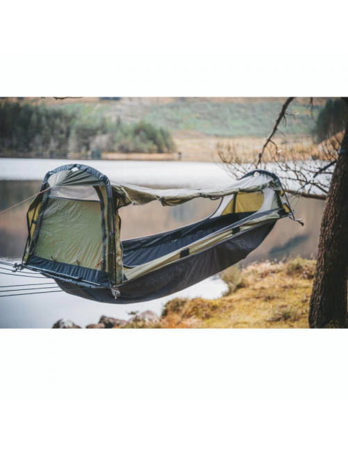 Crua Outdoors Hybrid - compacte shelter bivi tent - 1 persoons - Groen