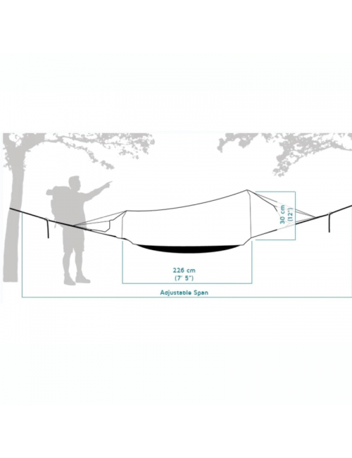Crua outdoors Hybrid-kompaktes Schutzzelt Biwakzelt - 1 Person - Grün