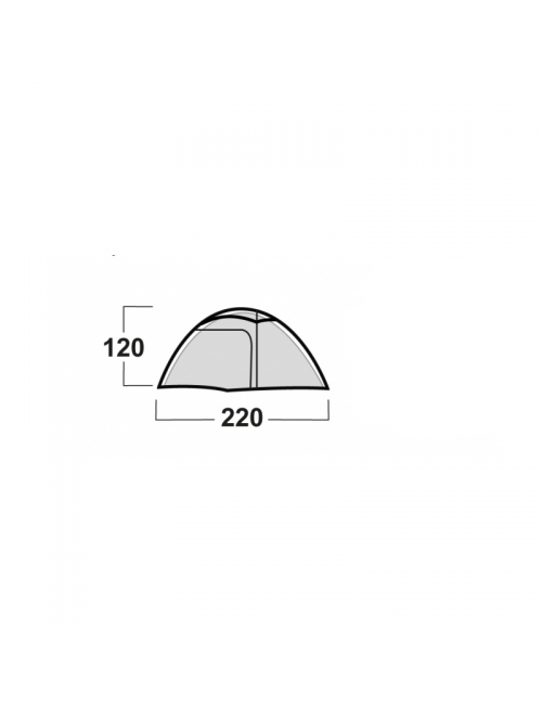 Husky Sawaj Triton 2-lightweight tent - 2 persons-1.7 kg-green