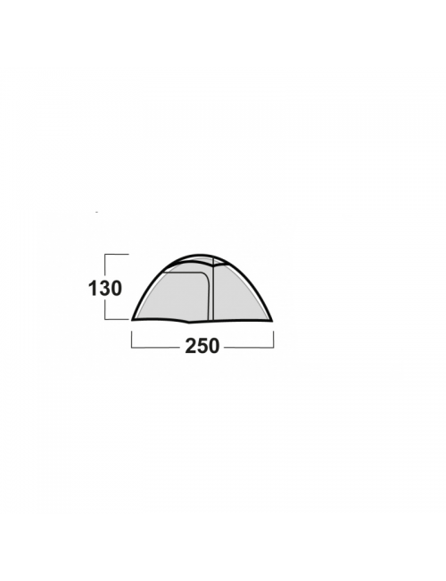 Husky Sawaj Triton 3-tente légère - 3 personnes - 2,1 kg-vert
