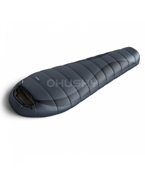 Husky mummy sleeping bag down Dopy New -25°C 220 x 85 cm - Grey/Black