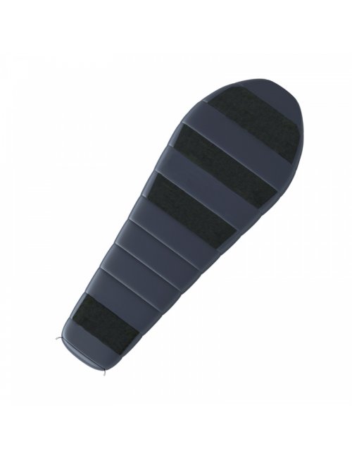 Husky mummyslaapzak Down Dopy New -25°C 220 x 85 cm - Grijs/Zwart