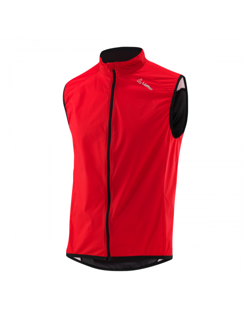 Loeffler gilet de cyclisme sans manches M Gilet de Vélo WPM Pocket-Rouge