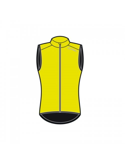 Chaleco de ciclismo sin mangas Loeffler Chaleco de bicicleta M Windshell-Amarillo neón