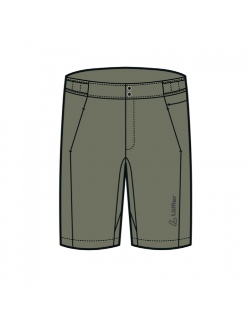 Loeffler cycling shorts short m bike Shorts Grav-E ASSL men-olive green