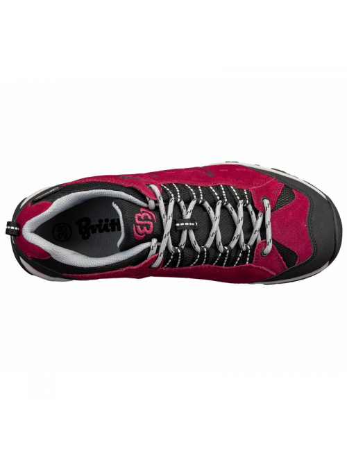 Brütting Wanderschuhe für Damen Mount bona Low-Burgund-Rot