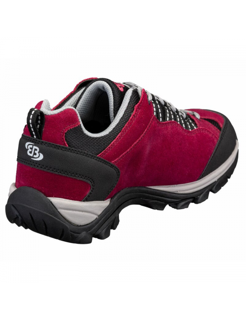 Brütting Wanderschuhe für Damen Mount bona Low-Burgund-Rot