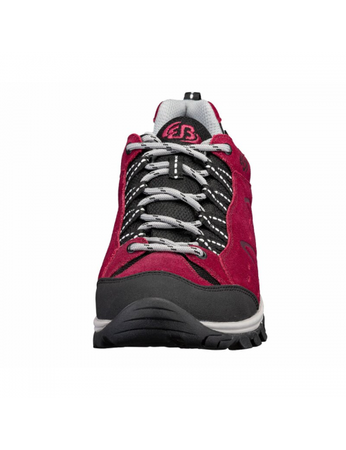 Brütting Wanderschuhe für Damen Mount bona Low-Burgund-Rot