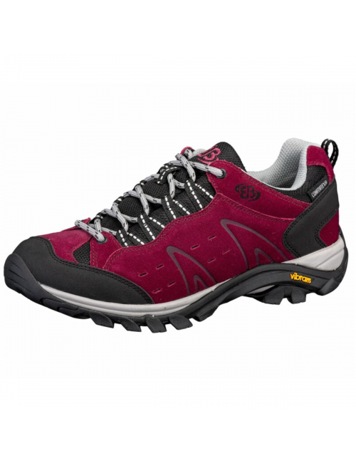 Brütting Wanderschuhe für Damen Mount bona Low-Burgund-Rot