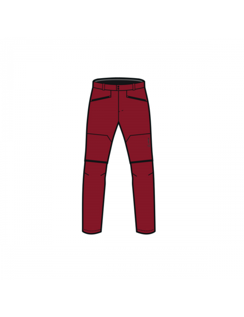 Loeffler zip-off pantaloni da trekking m Zip-off Pantaloni da trekking Tapered CSL-Rosso