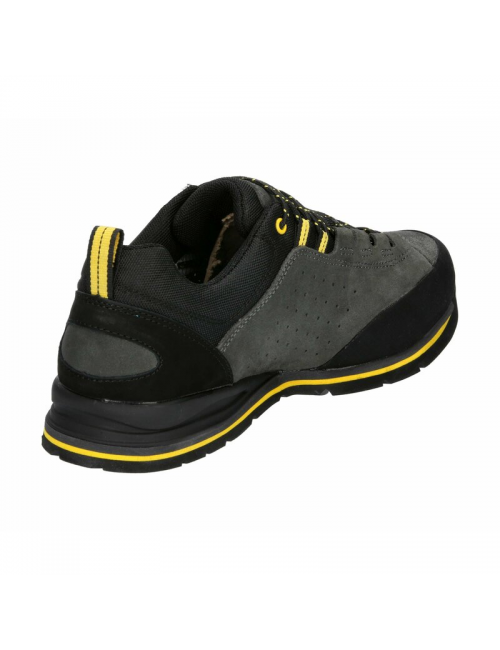 Zapatos de senderismo Brütting Makalu con Comfortex-gris con amarillo