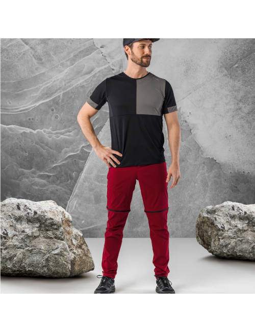 Loeffler afrits wandelbroek M Zip-Off Trekking Pants Tapered CSL - Rood