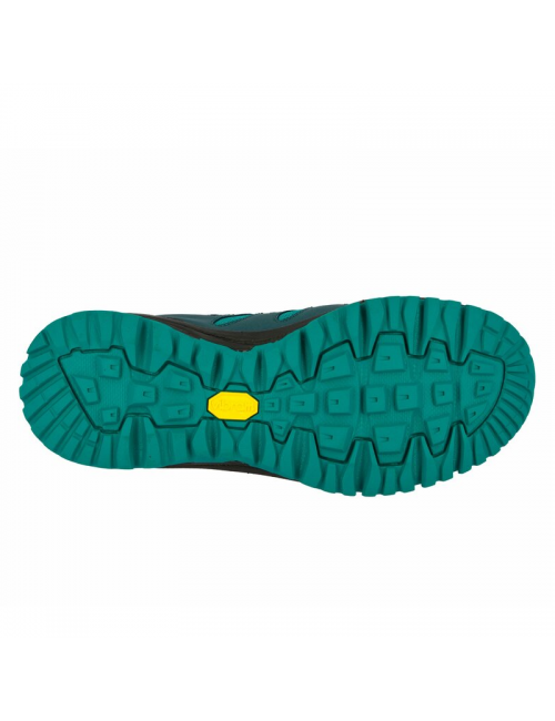 Brütting scarpe da trekking per donna expedition Petrol Blu-Nero