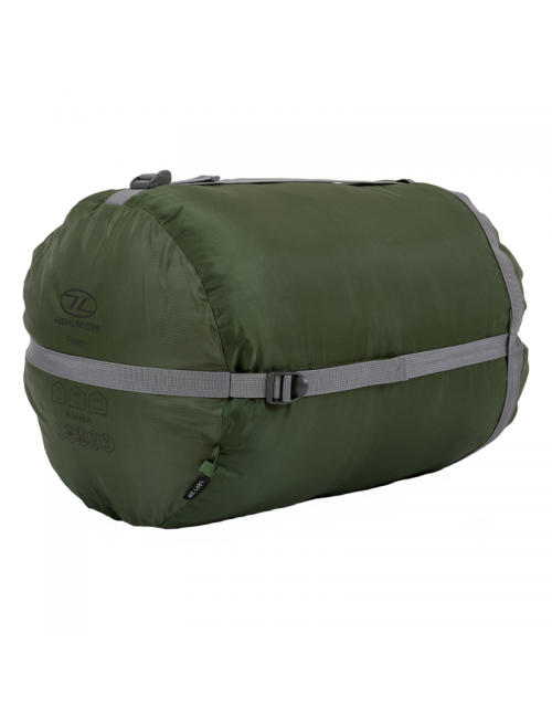 Saco de dormir momia Highlander Phoenix Flame 400-3/4 temporada-verde