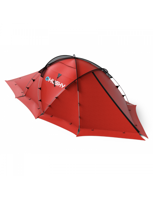 Husky Fighter Extreme 2021 3-4-leichtes Zelt - 3-4 Personen - Rot