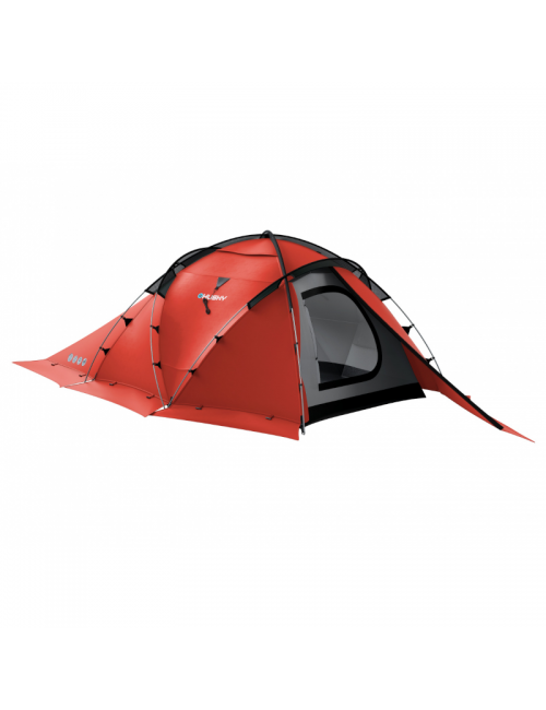 Husky Fighter Extreme 2021 3-4 - lichtgewicht tent - 3-4 persoons - Rood