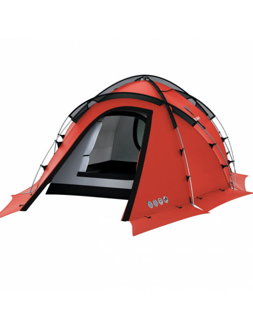 Husky Fighter Extreme 2021 3-4-leichtes Zelt - 3-4 Personen - Rot