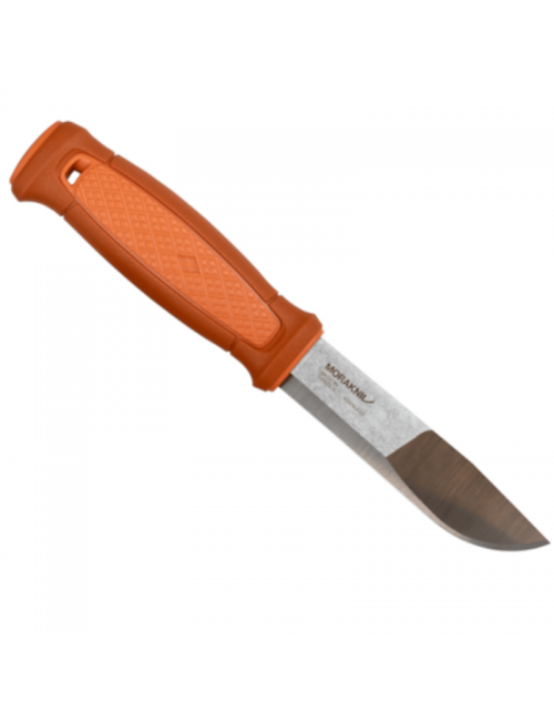 Couteau de survie Mora Kansbol Orange brûlé avec gaine en polymère-Orange