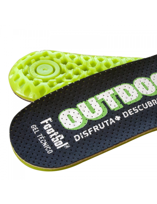 Plantillas Footgel Trekking al aire libre-Eucalipto-verde