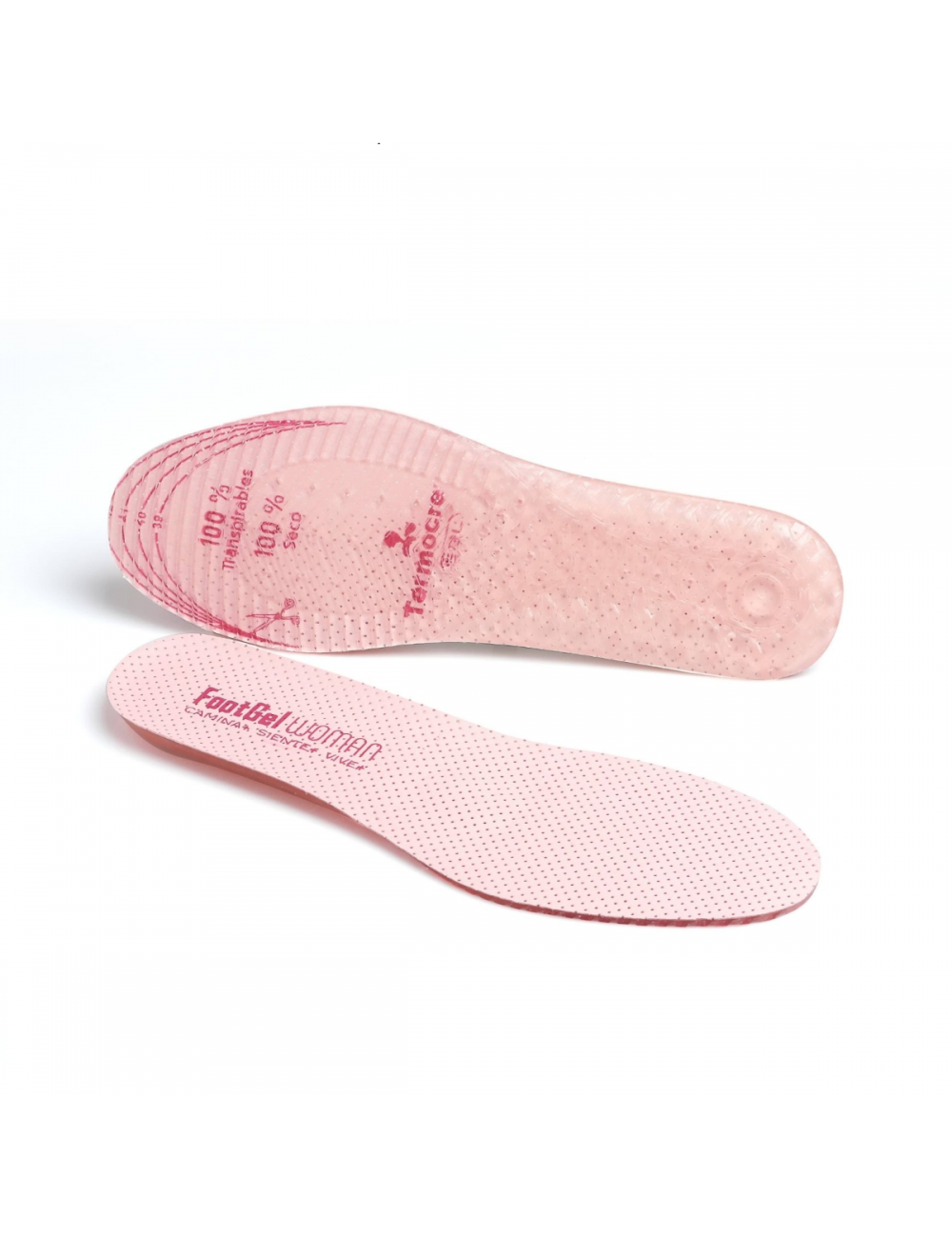 Semelles Footgel Ultra City Wear pour femme-Aloe Vera-Rose