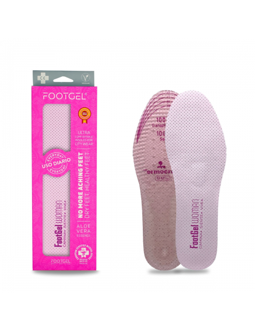 Plantillas Footgel Ultra City Wear para mujer-Aloe Vera-Rosa