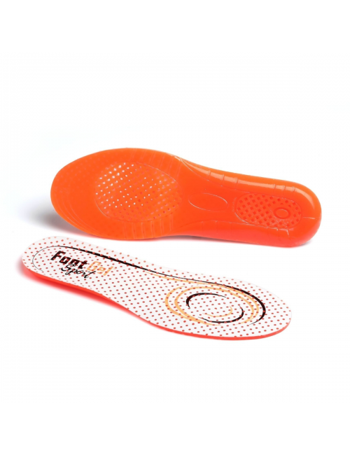 Plantillas Footgel Multideporte-aroma naranja-Naranja