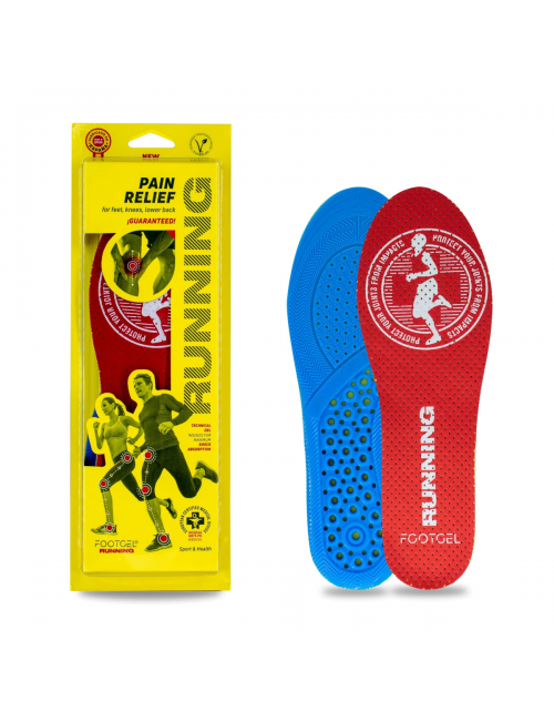 Plantari Footgel Running Tecnico-eucalyptus scent-Rosso