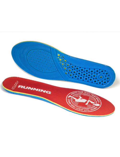 Plantillas Footgel Running Technical-aroma de eucalipto-Rojo