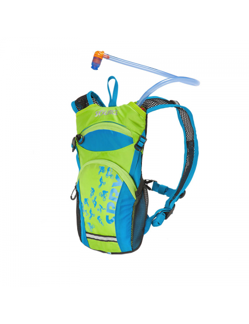 Sac d'hydratation Source pour enfants Spry 1,5 litre-Bleu-Vert