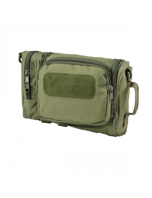 Trousse de toilette compacte tactique Defcon 5 avec beaucoup d'espace de rangement-Vert