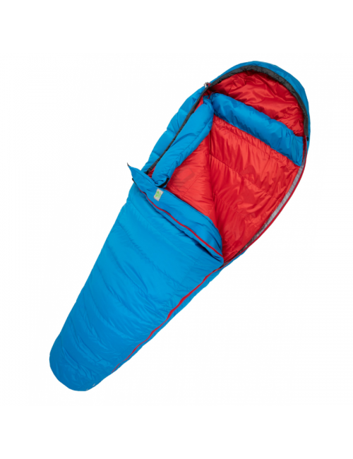 SirJoseph Mumienschlafsack Trekking Rimo II 600-links 200 cm-Blau