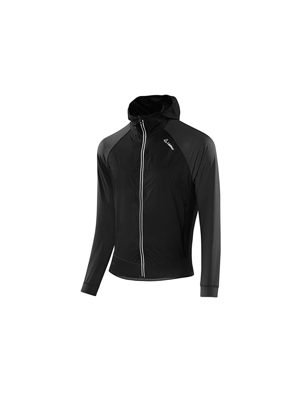 Loeffler Jacket Mountain Sports light Hybrid with hood-black