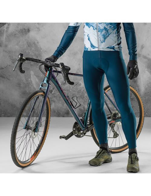 Pantalones cortos de ciclismo Loeffler Mallas largas con Pechera de Bicicleta M Termo Elásticas para Hombre-Azul